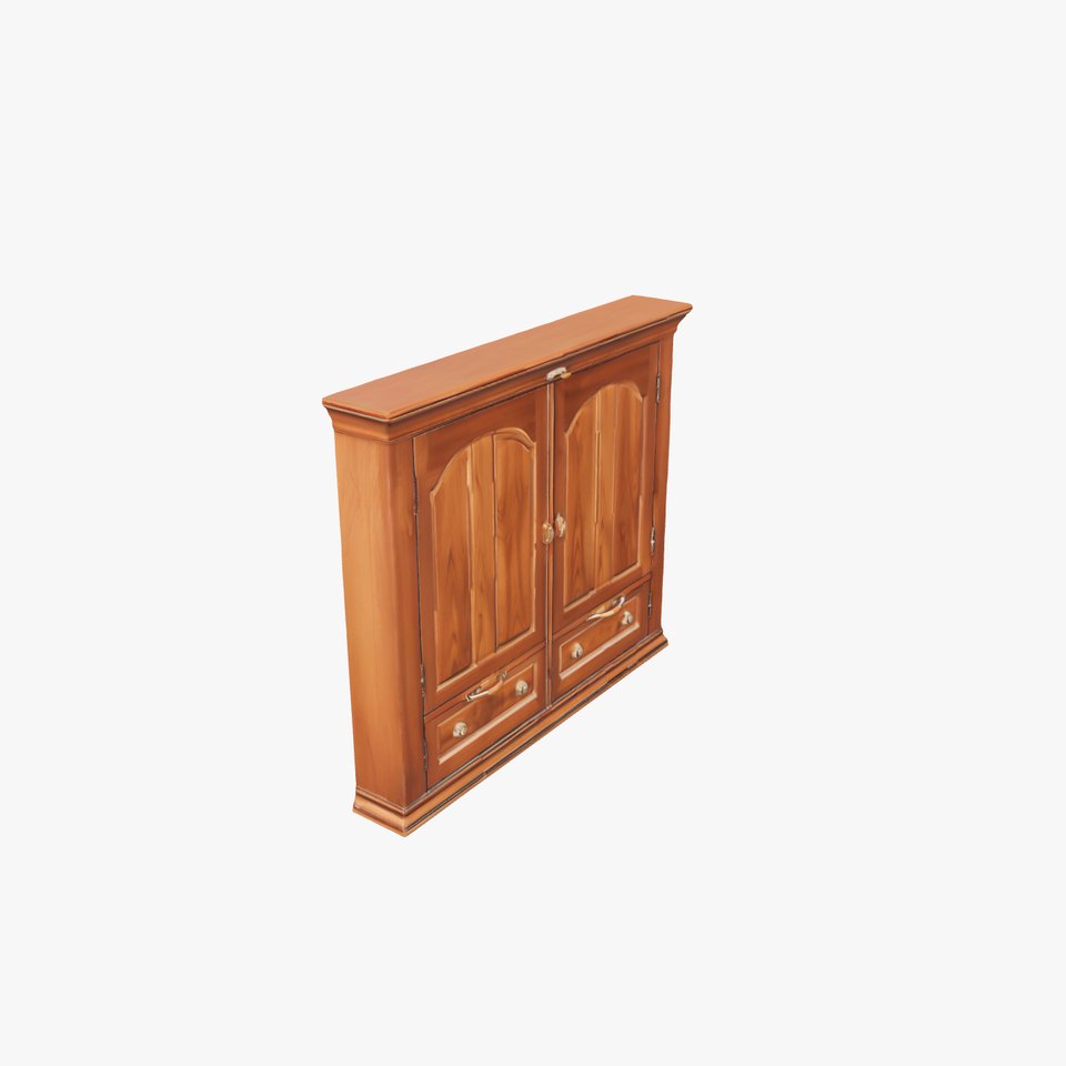 Classic Wooden Cabinet model pack